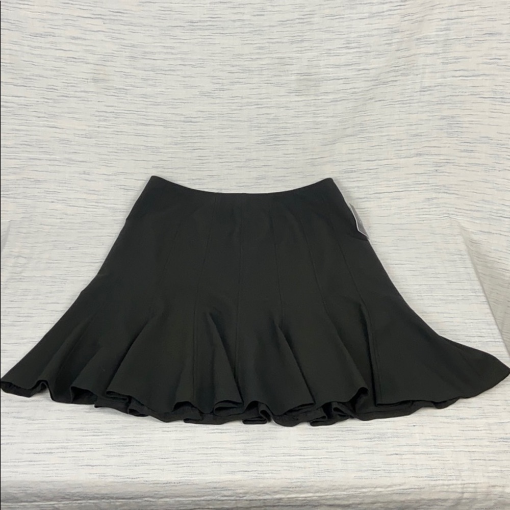 NWT Alfani Black Flare Work Skirt, Size 8